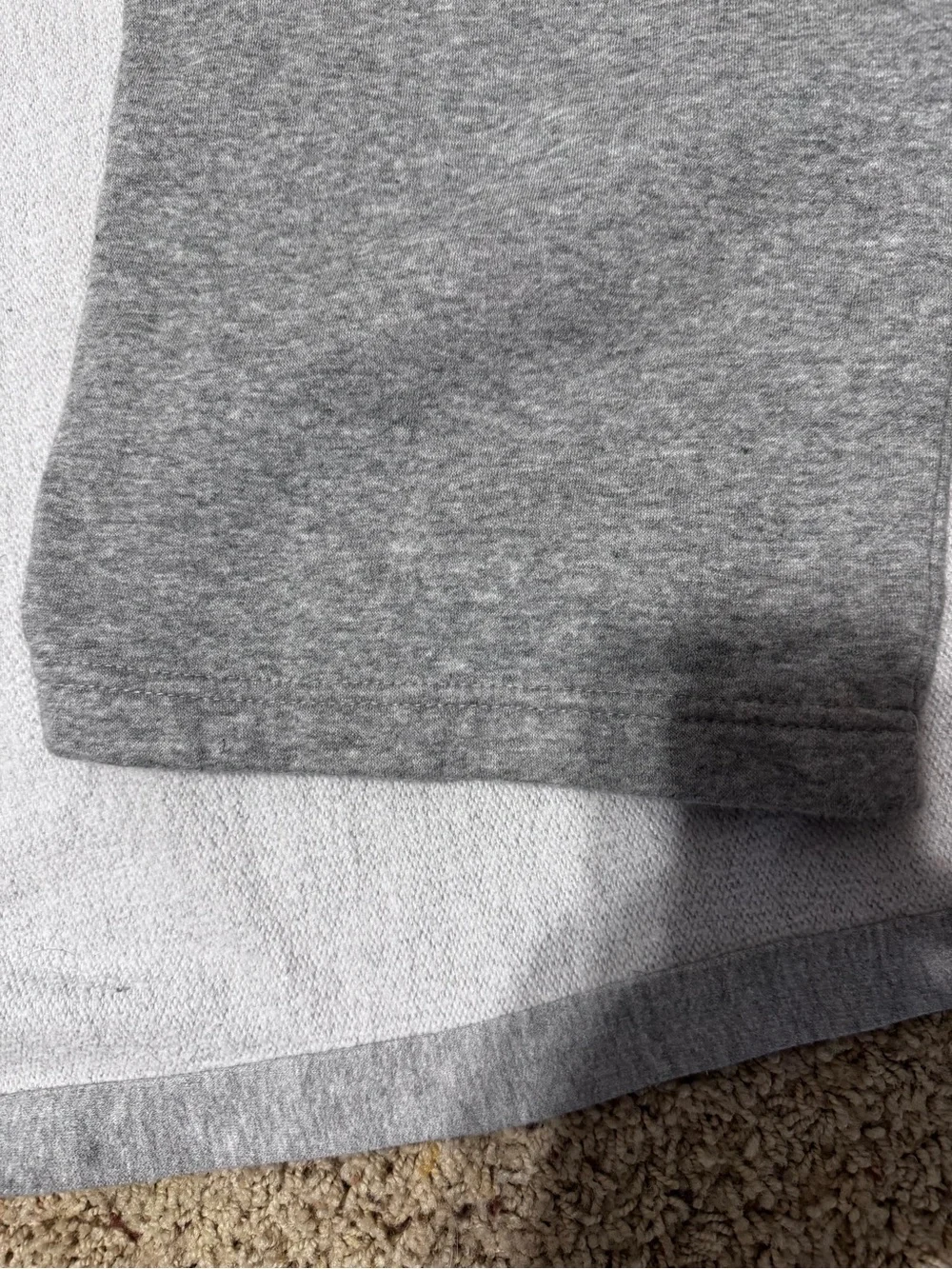 Nike Gray and Black Sweatshirt/sweat pants combo